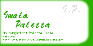 imola paletta business card